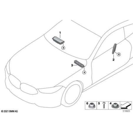 Airbag lateral de siège avant gauche
