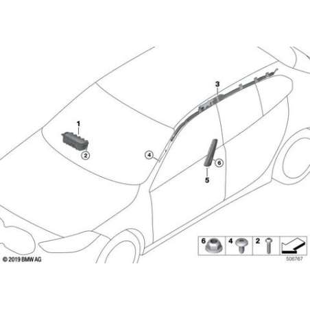 Airbag lateral de siège avant gauche