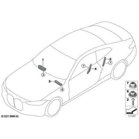 Airbag lateral de siège avant droit