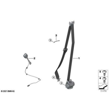 Sangle supérieure avant droite
