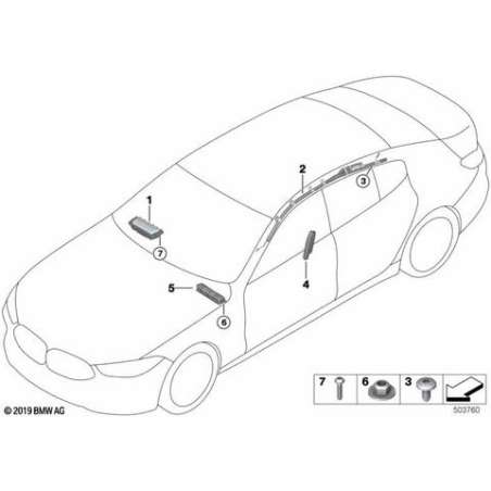 Airbag lateral de siège avant gauche