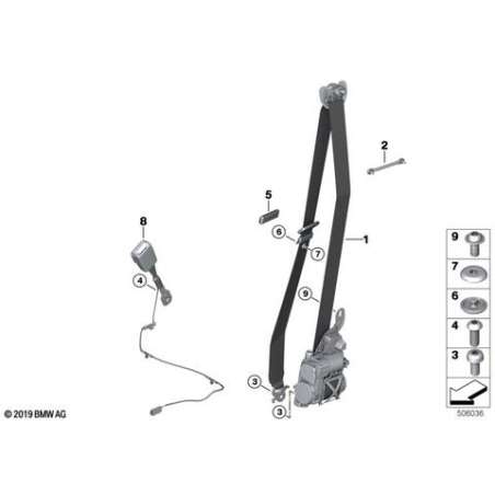Ceinture supérieure REMA avant gauche