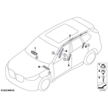 Airbag lateral de siège avant droit