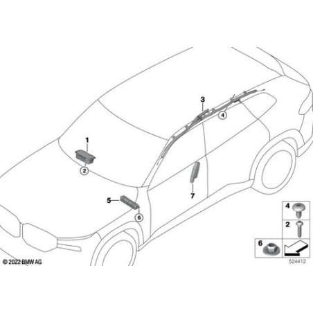 Protège-genoux module airbag gauche