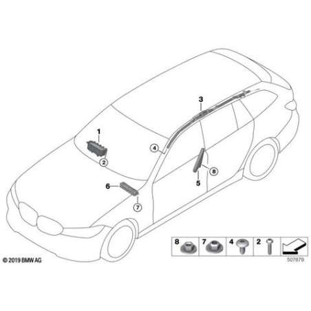 Protège-genoux module airbag gauche