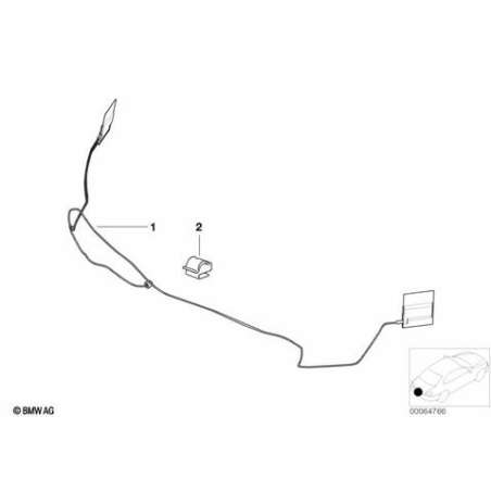 Antenne de pare-chocs GSM