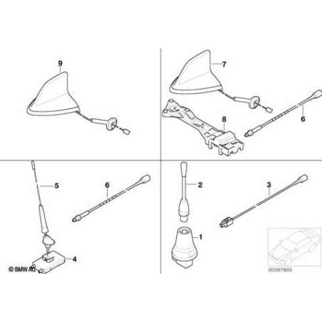 Antenne du téléphone multibande