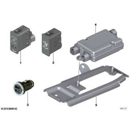 Support concentrateur USB
