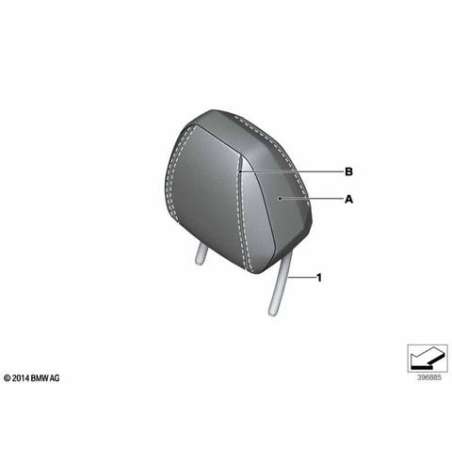 Appui-tête siège sport cuir