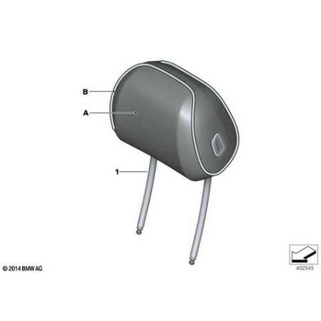 Appui-tête siège sport cuir