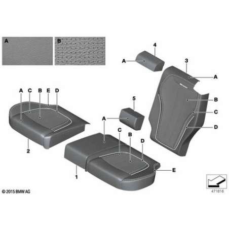 Garnissage assise confort cuir Klima ga