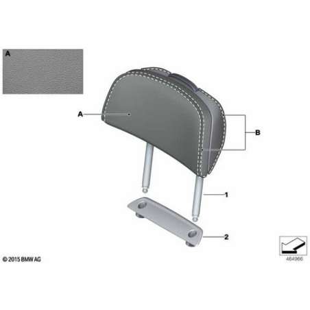 Appuie-tête comfort cuir