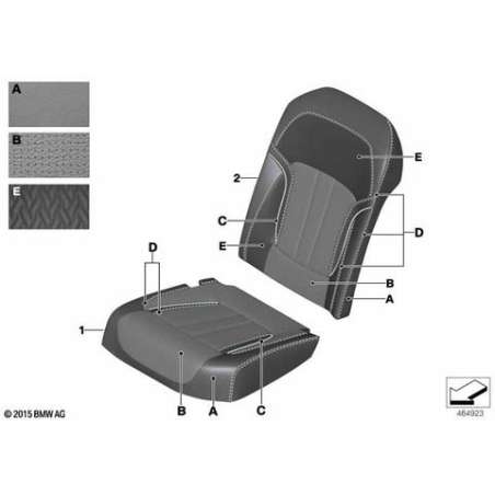 Garnissage assise confort cuir Klima ga