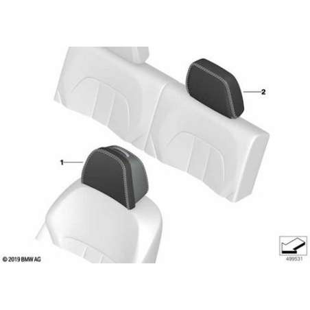 Appuie-tête comfort cuir