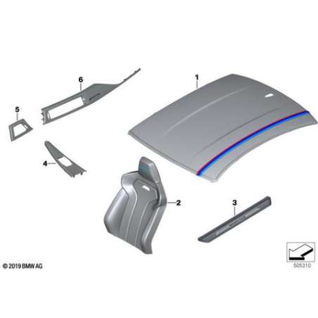 Cache tabl.bord fibre carbone conducteur